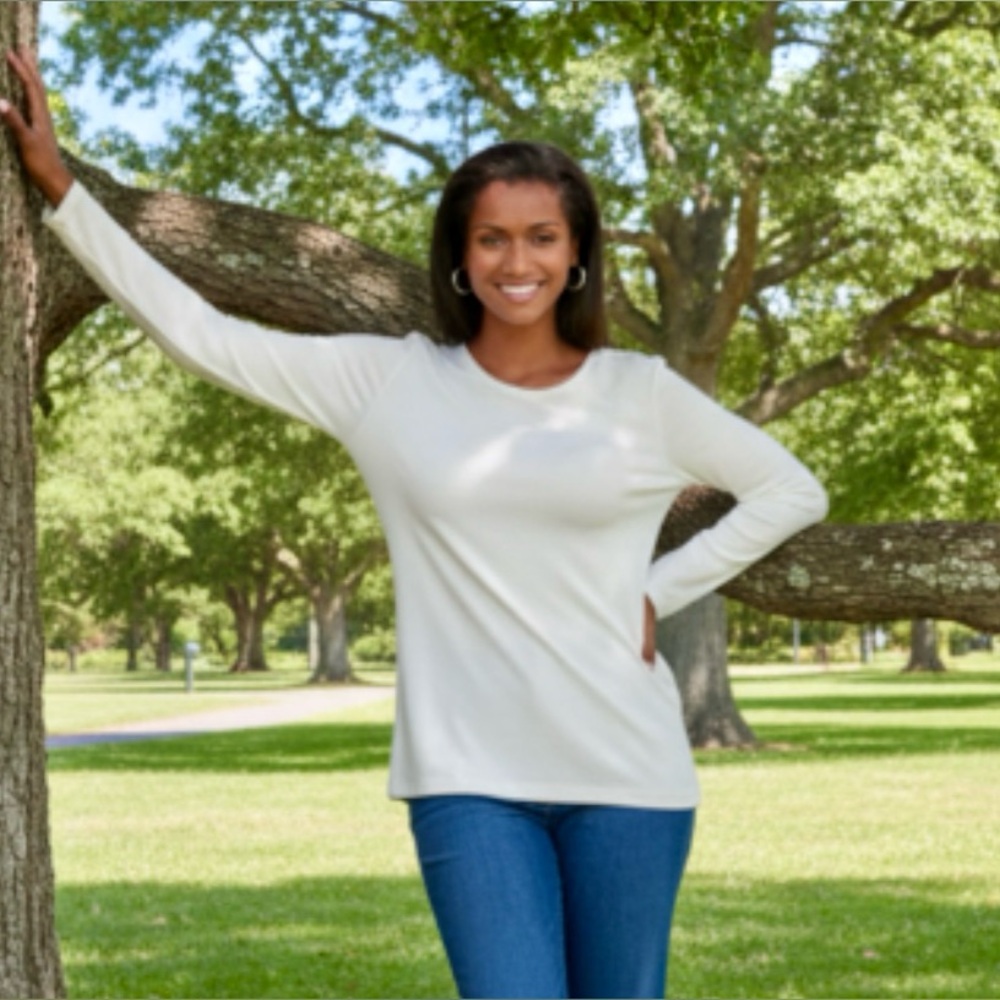 CROFT & BARROW Long Sleeve Tee